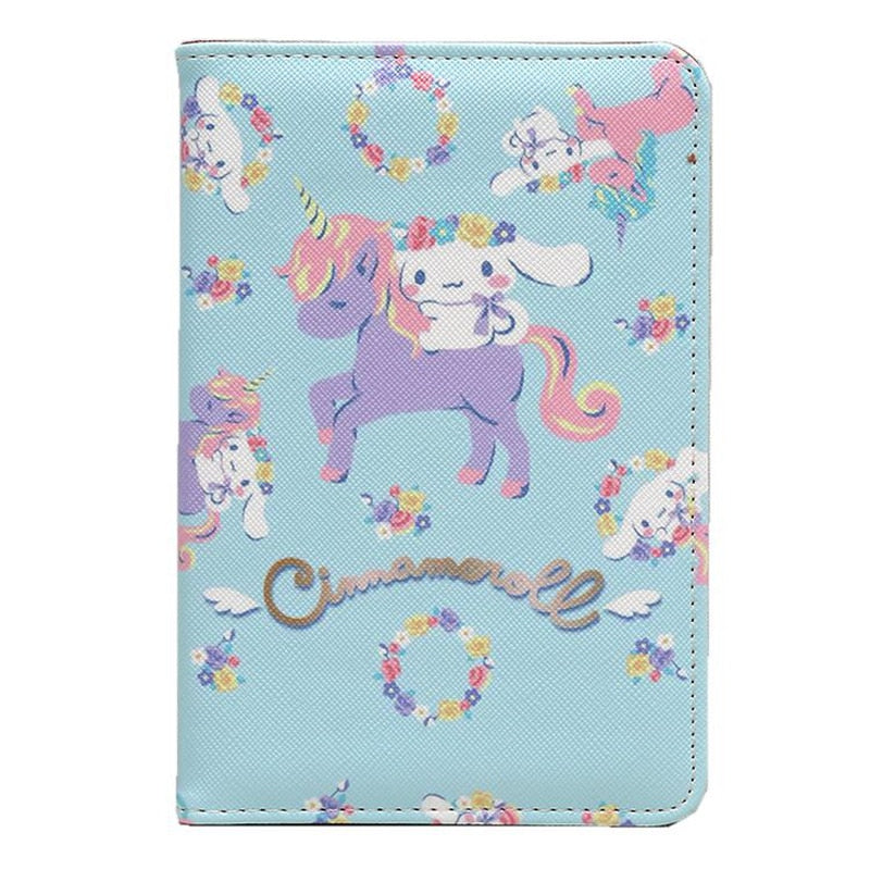 Cartoon Animal Unicorn Passport Holder Cover