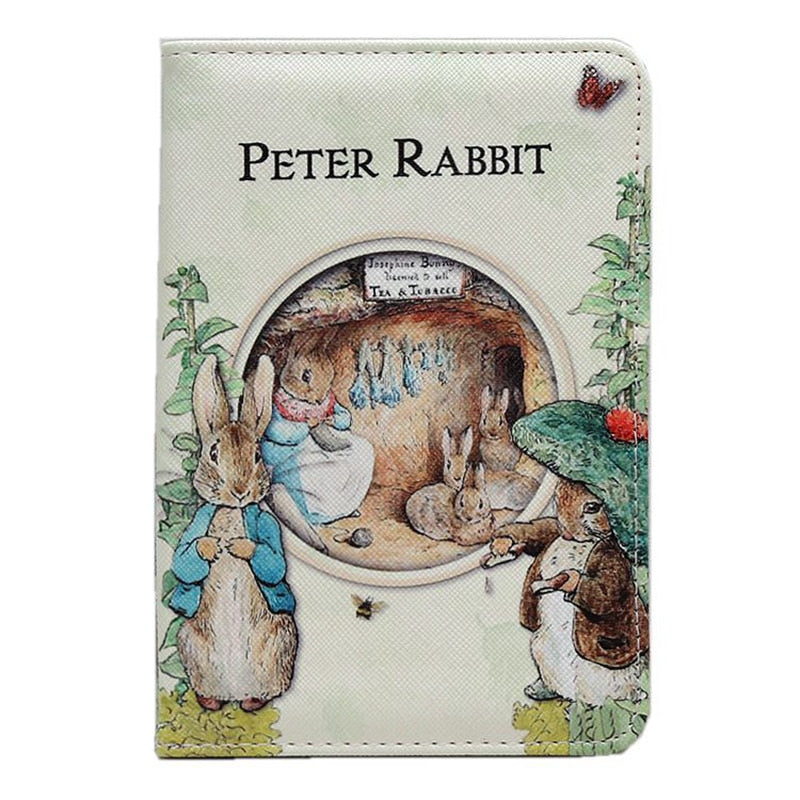 Cartoon Animal Rabbit Passport Holder Cover