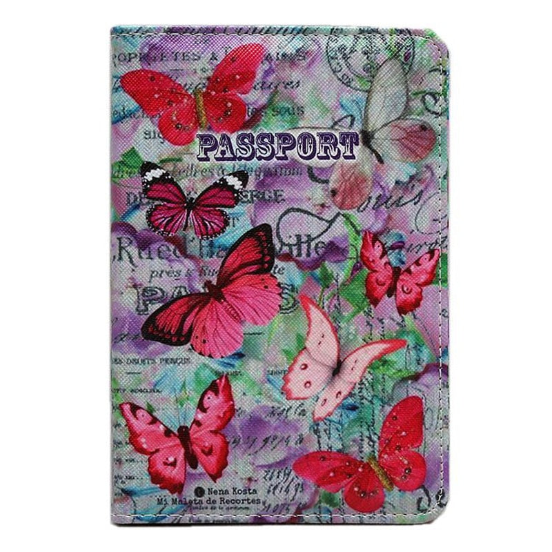 Butterfly Passport Holder Cover