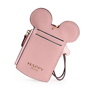 Cute Cartoon Minnie PU Leather Card ID holder